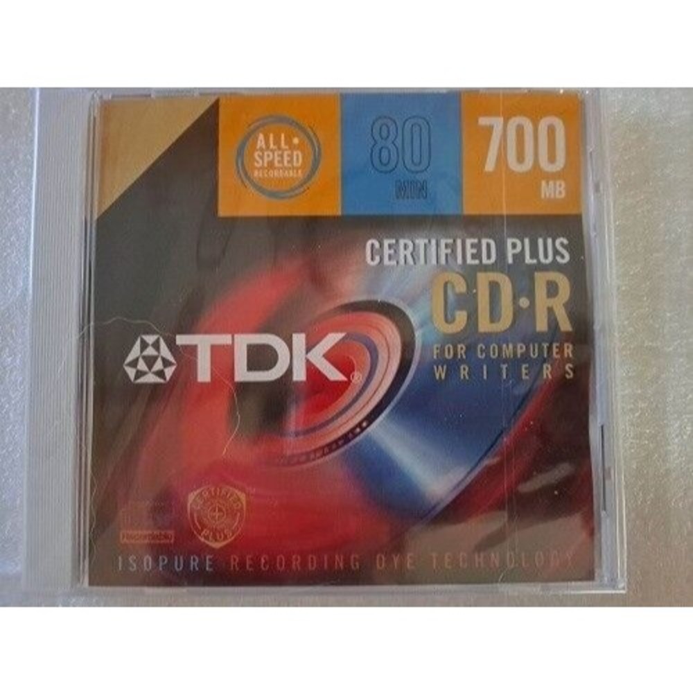 TDK CDR 700MB 80min Certified Plus All Speed